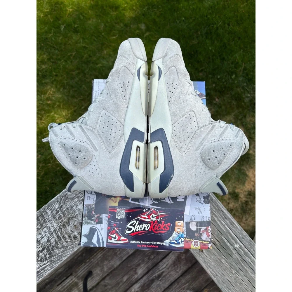 Air Jordan 6 Retro Georgetown Magnet College Navy Grey CT8529-012 Mens Size 12